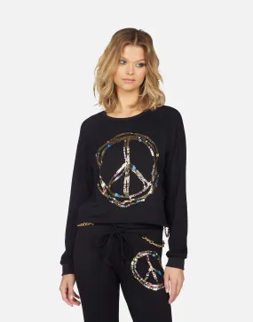 Bethany Foil Chain Peace Light Tagless Neck Design