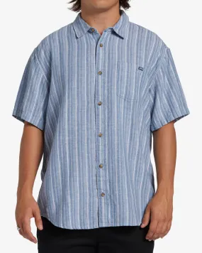 Billabong Mens All Day Stripe Short Sleeve Shirt Affordable Luxury