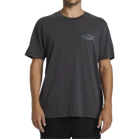 Billabong Mens Crayon Wave Long Sleeve T-Shirt High Collar Protection Design