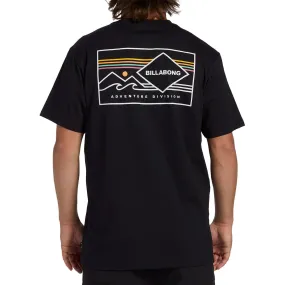 HighDurabilityWeave Billabong Mens Range Crew Neck T-Shirt