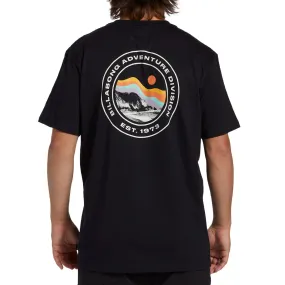 FlexibleCollarStructure Billabong Mens Rockies Crew Neck Cotton T-Shirt