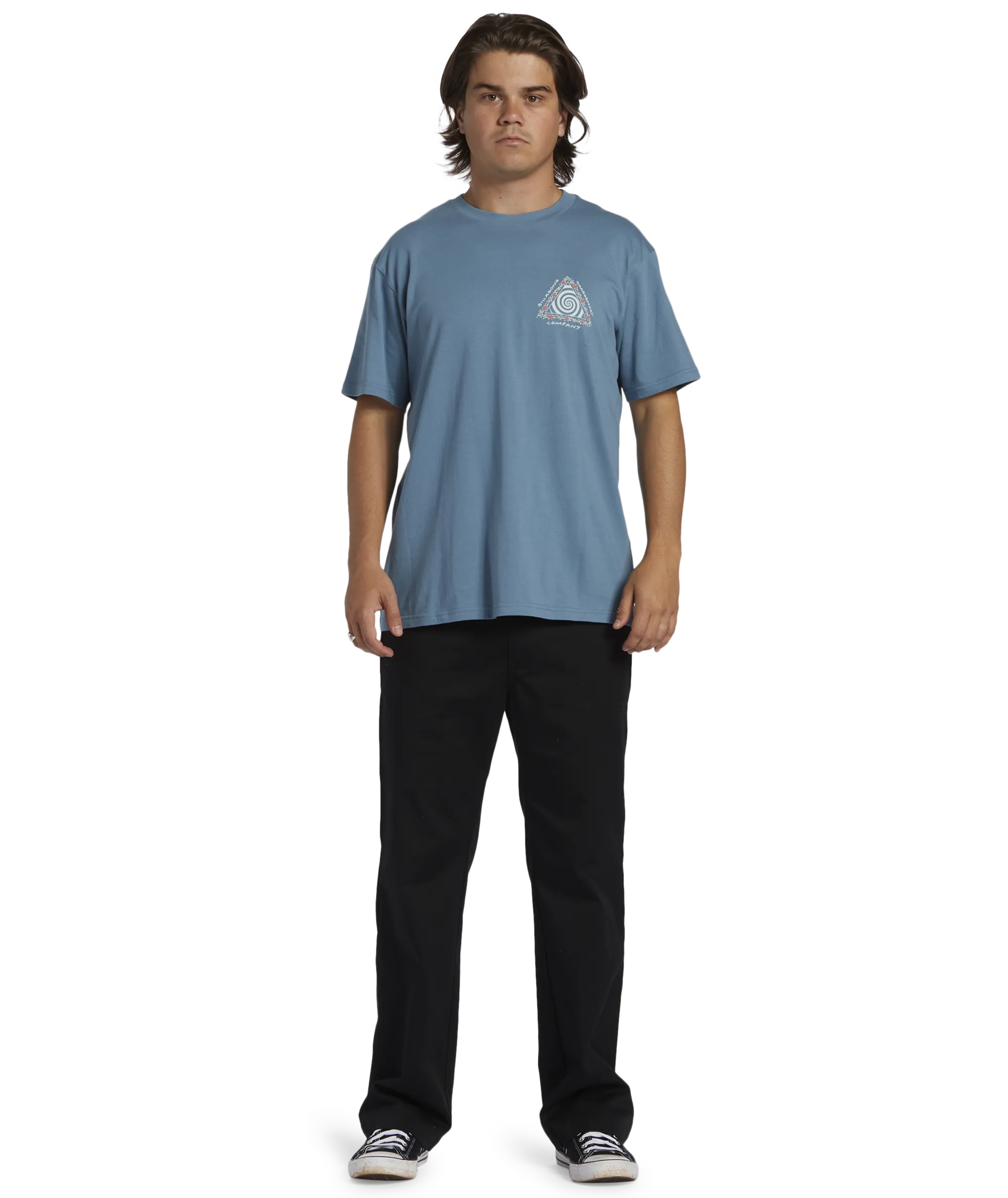 Billabong Mens Segment Short Sleeve T-Shirt Durable Reinforced Hem