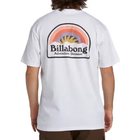 Billabong Mens Sun Up Crew Neck Cotton T-Shirt RelaxedFit BondedSeams