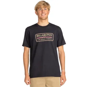 Billabong Mens Trademark Crew Neck T-Shirt AntiPilling Finish Ventilated Back Panel