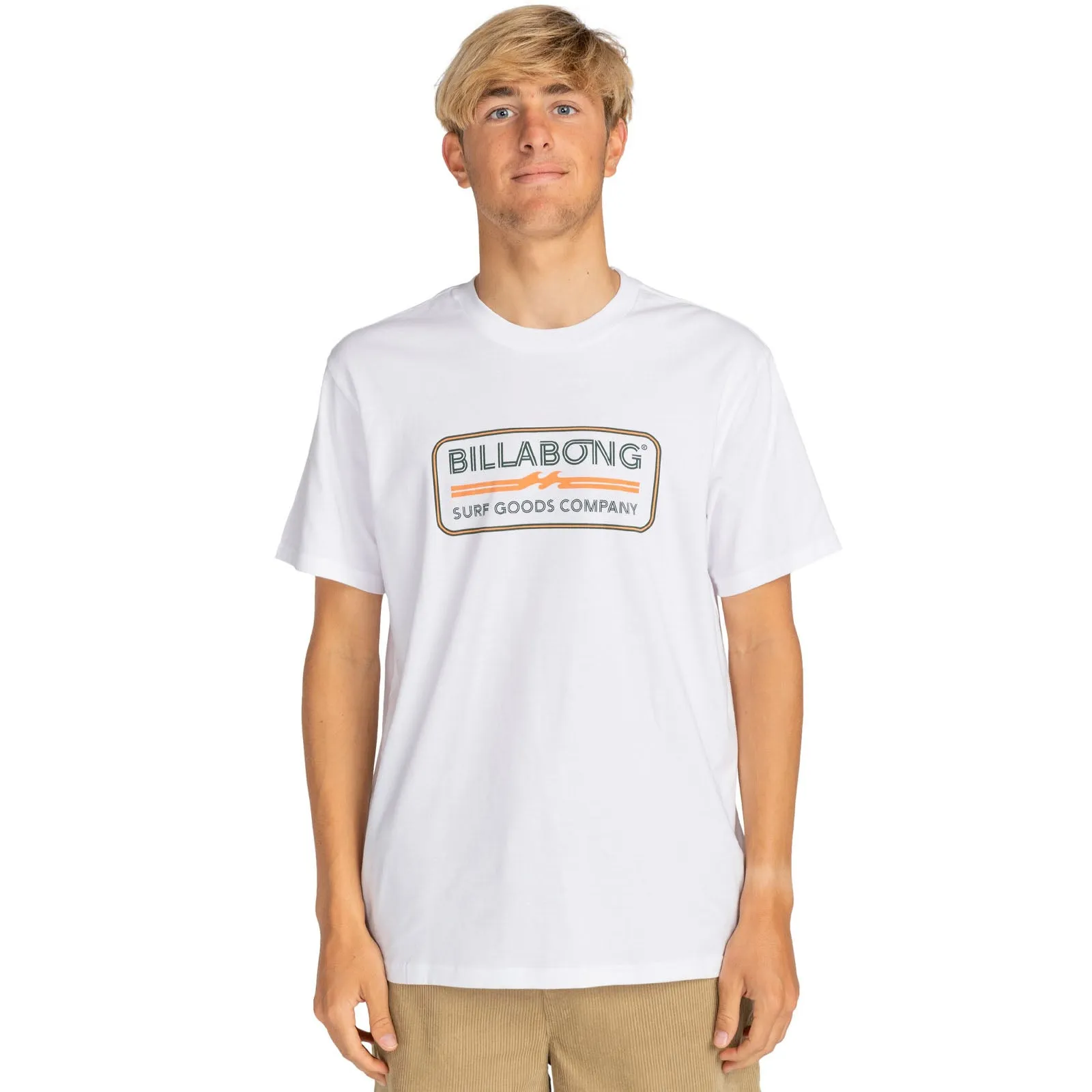 Billabong Mens Trademark Crew Neck T-Shirt Tagless Design