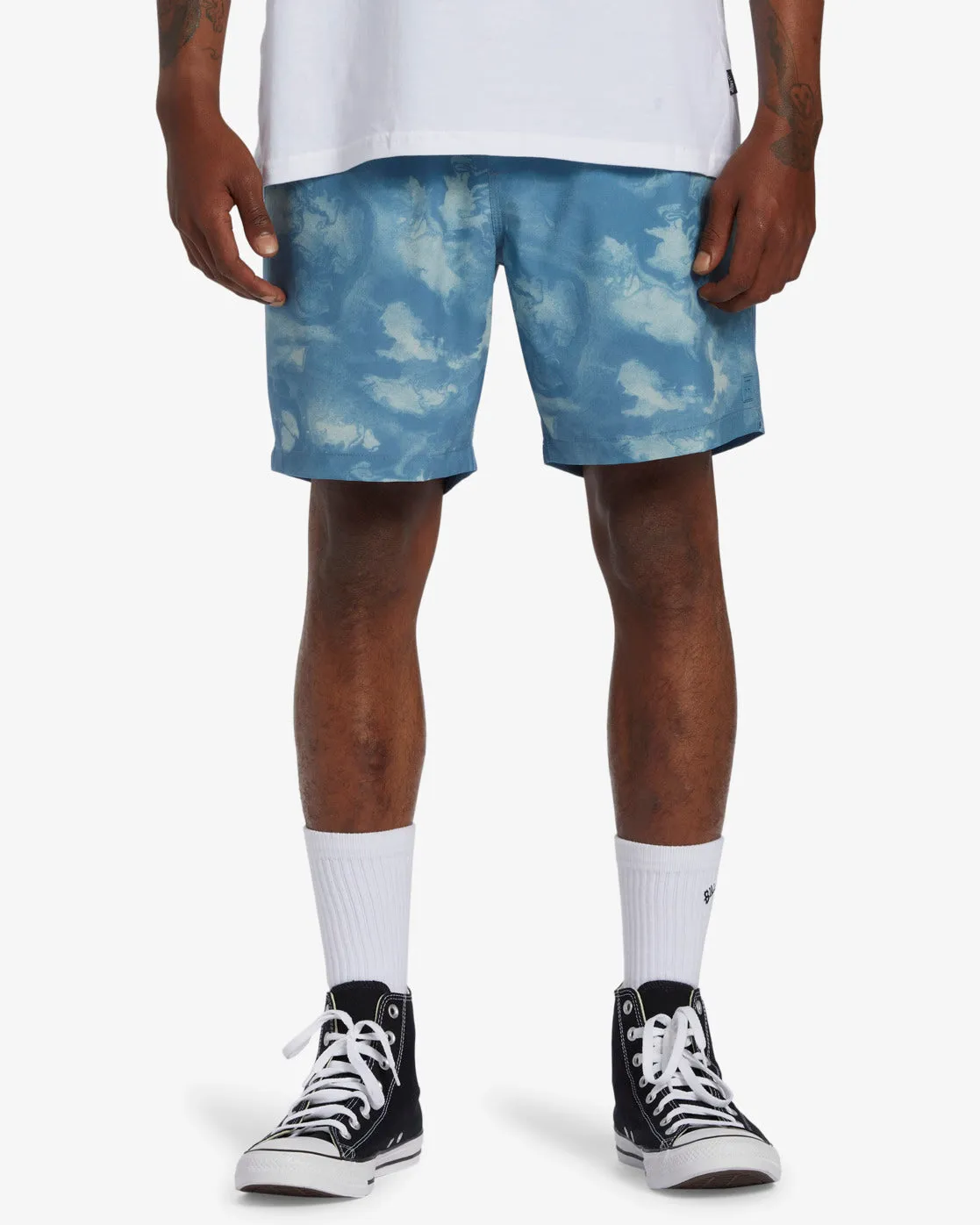 Billabong Menstrek Moisture Wicking Shorts Eye-catching Design low waisted