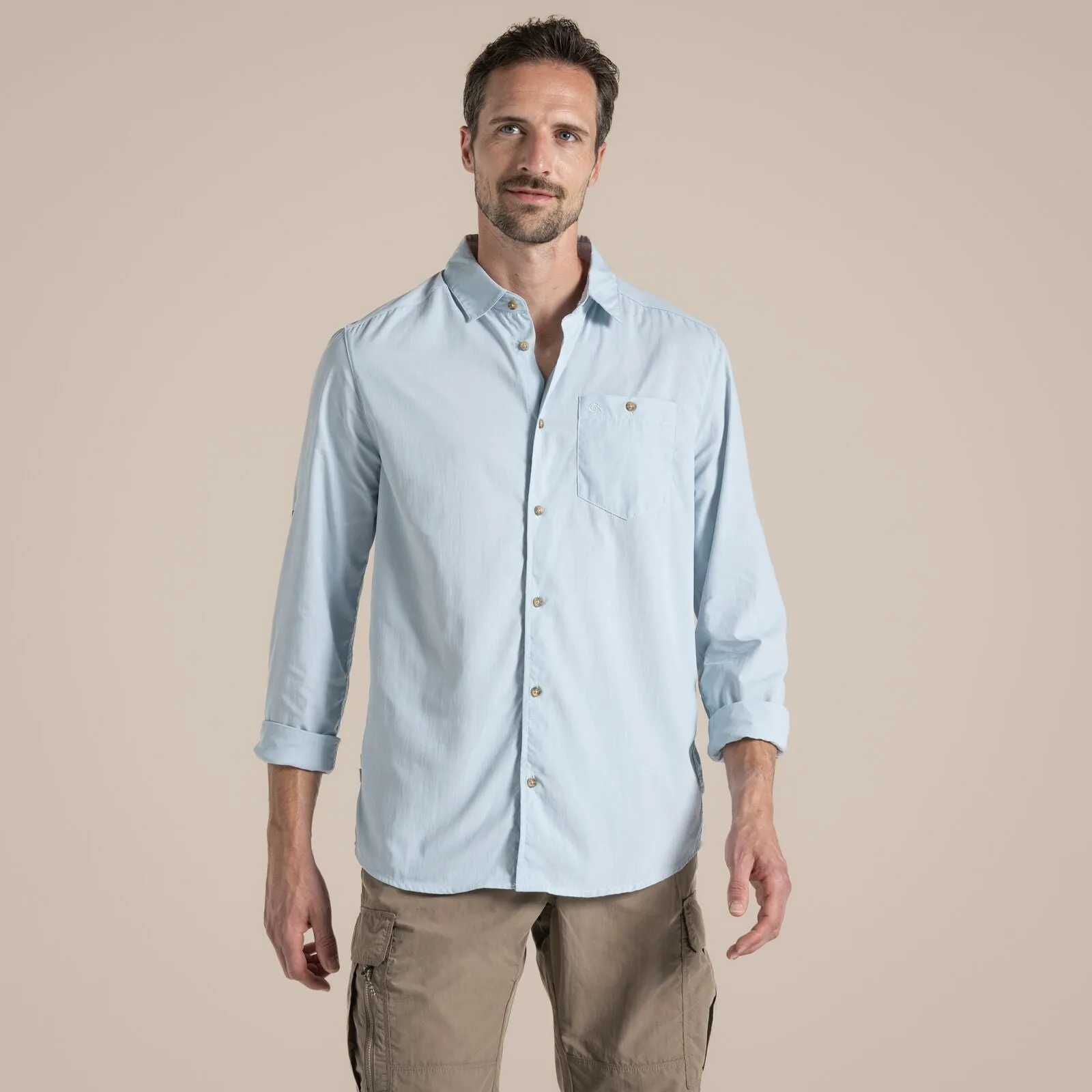 Craghoppers Mens NosiLife Nuoro II UPF Long Sleeve Shirt mix and match Effortless Style