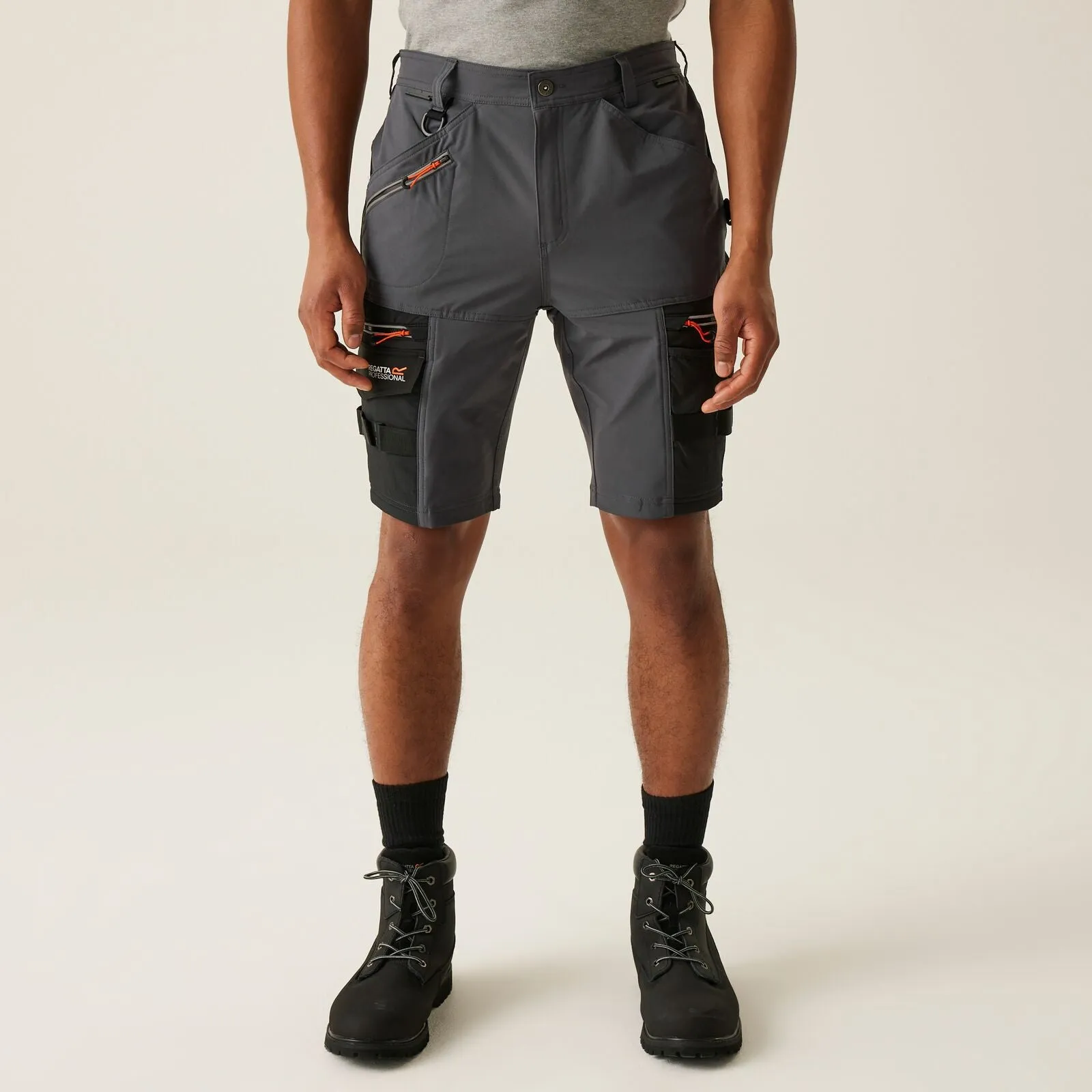 Abrasion Resistant Hem dress shorts Regatta Professional Mens Infiltrate Short With Detachable Work Shorts