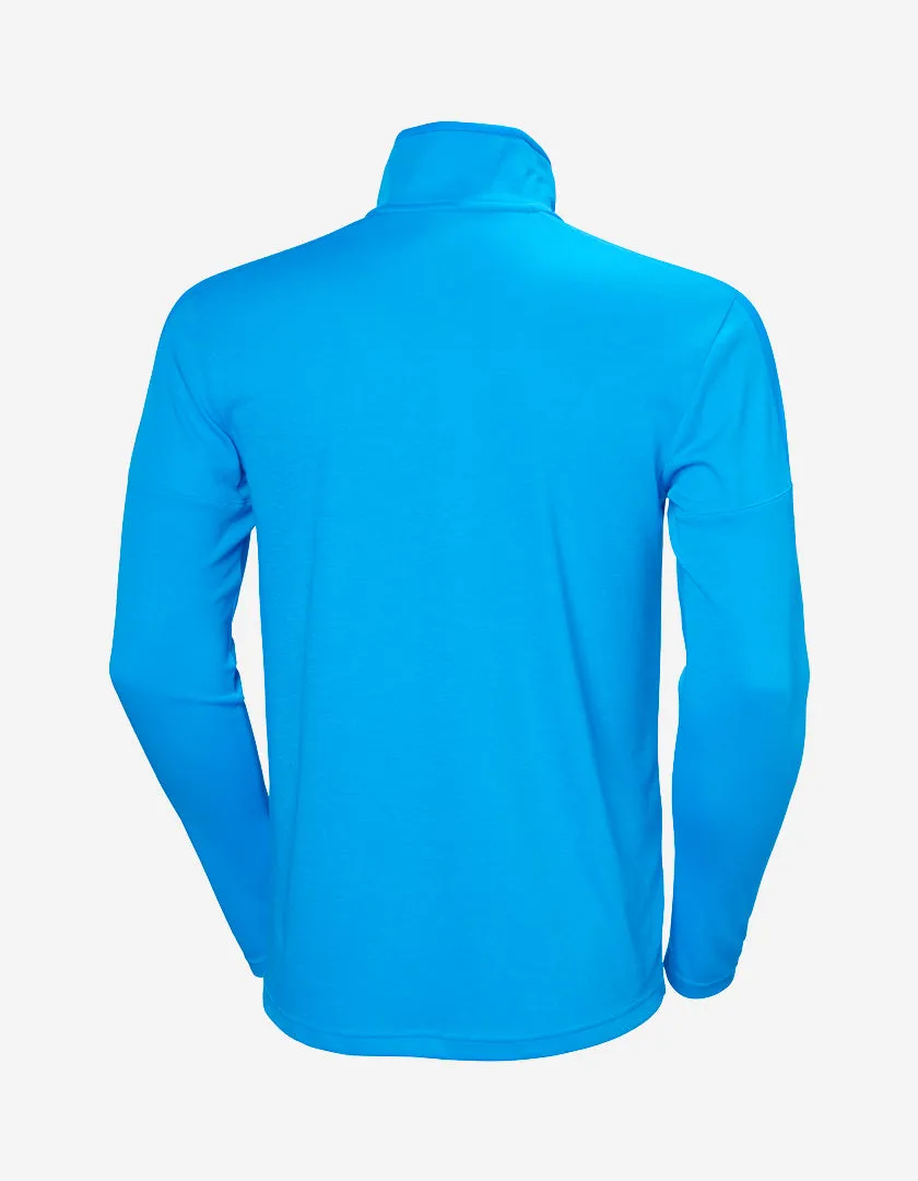 HP 1/2 ZIP PULLOVER 2.0, Cyan Comfortable Fabric Eco Conscious Dye Process