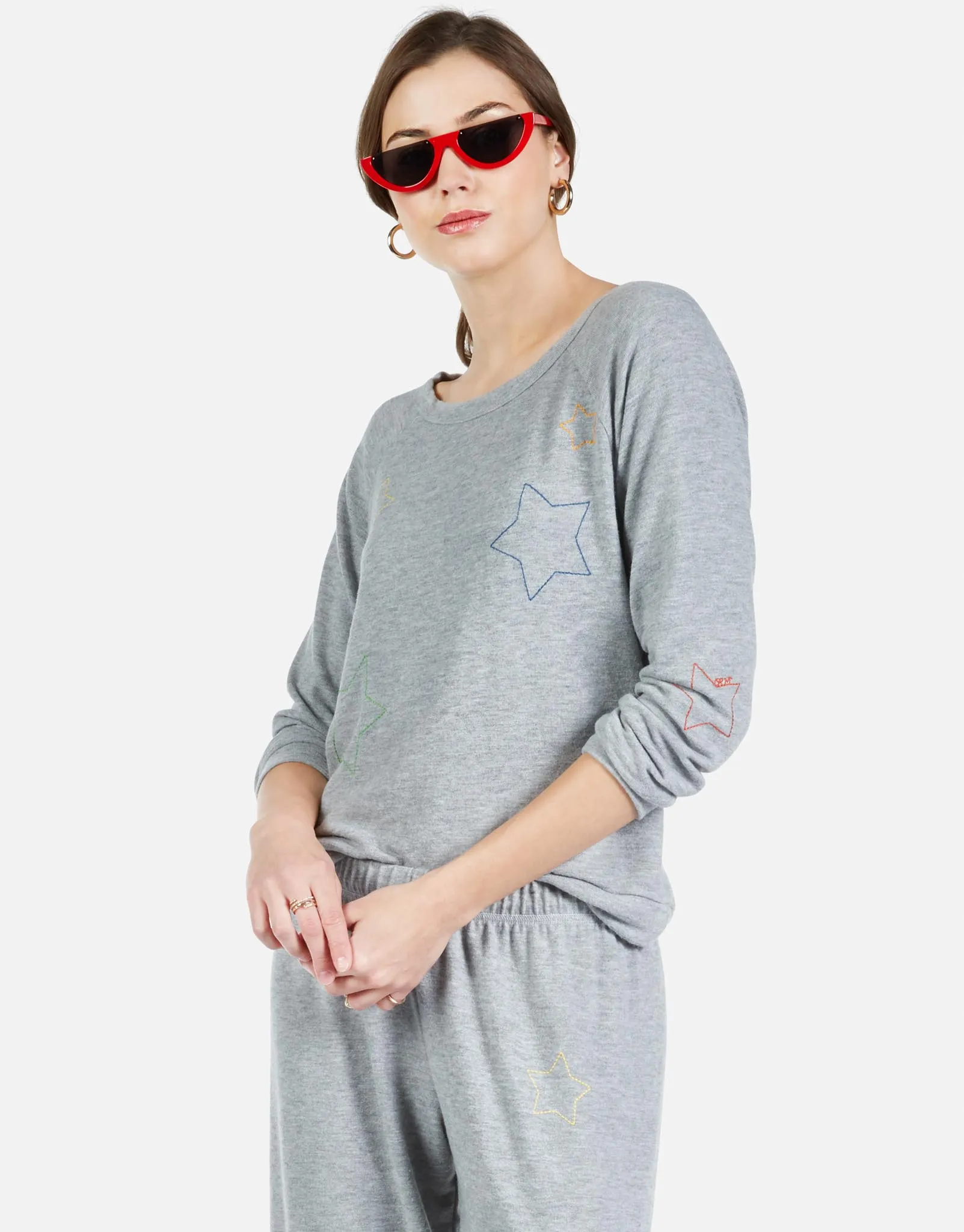 Brenna Color Star Embroidery Layer Coastal town