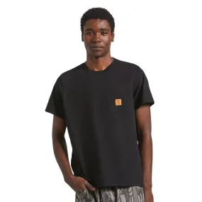 Brixton Mens Union Heavy Weight Boxy Short Sleeve T-Shirt LayeringFriendly Weight V-neck Shirt