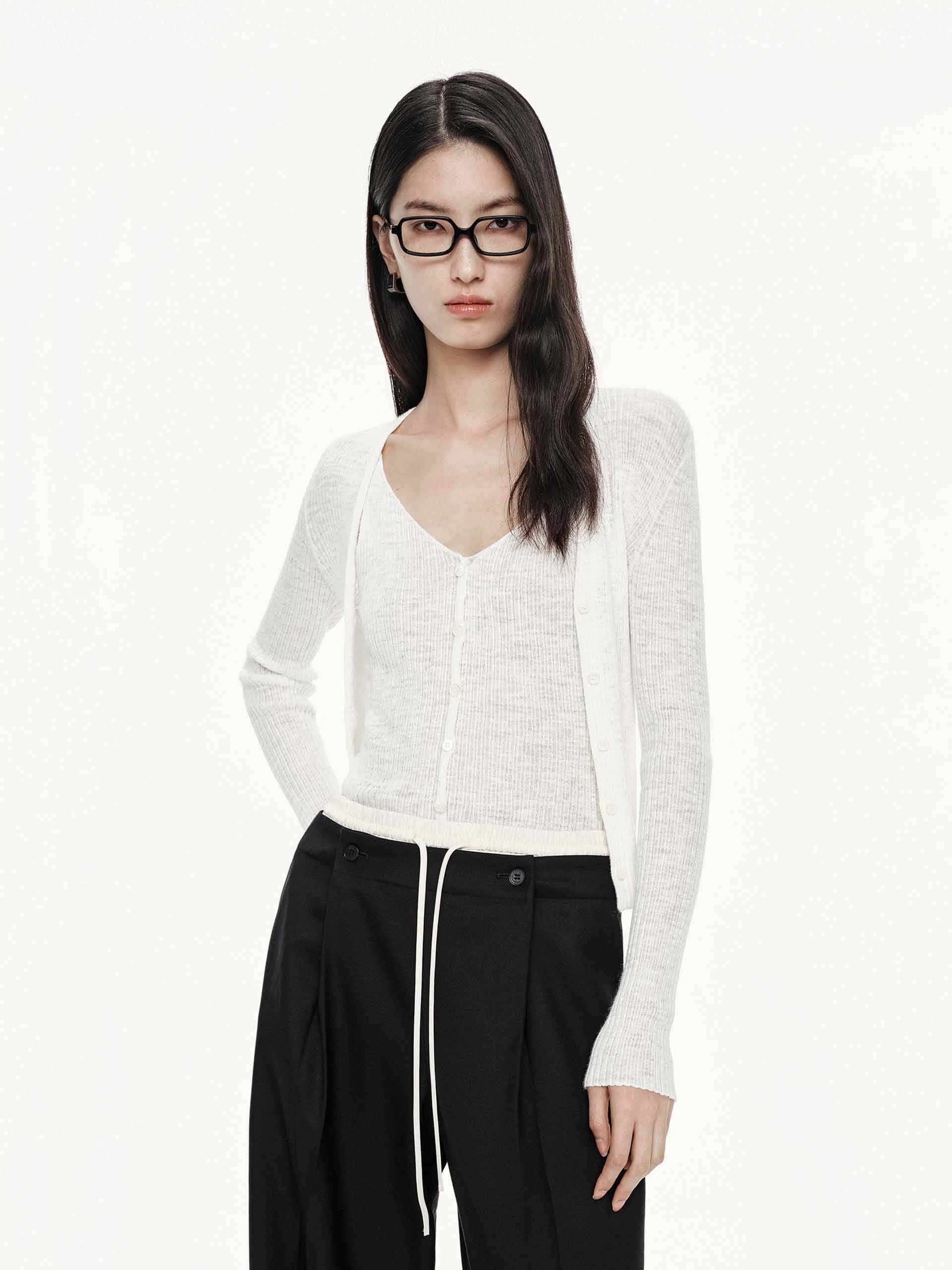 Travel Comforted Linen Cotton V-neck Cardigan