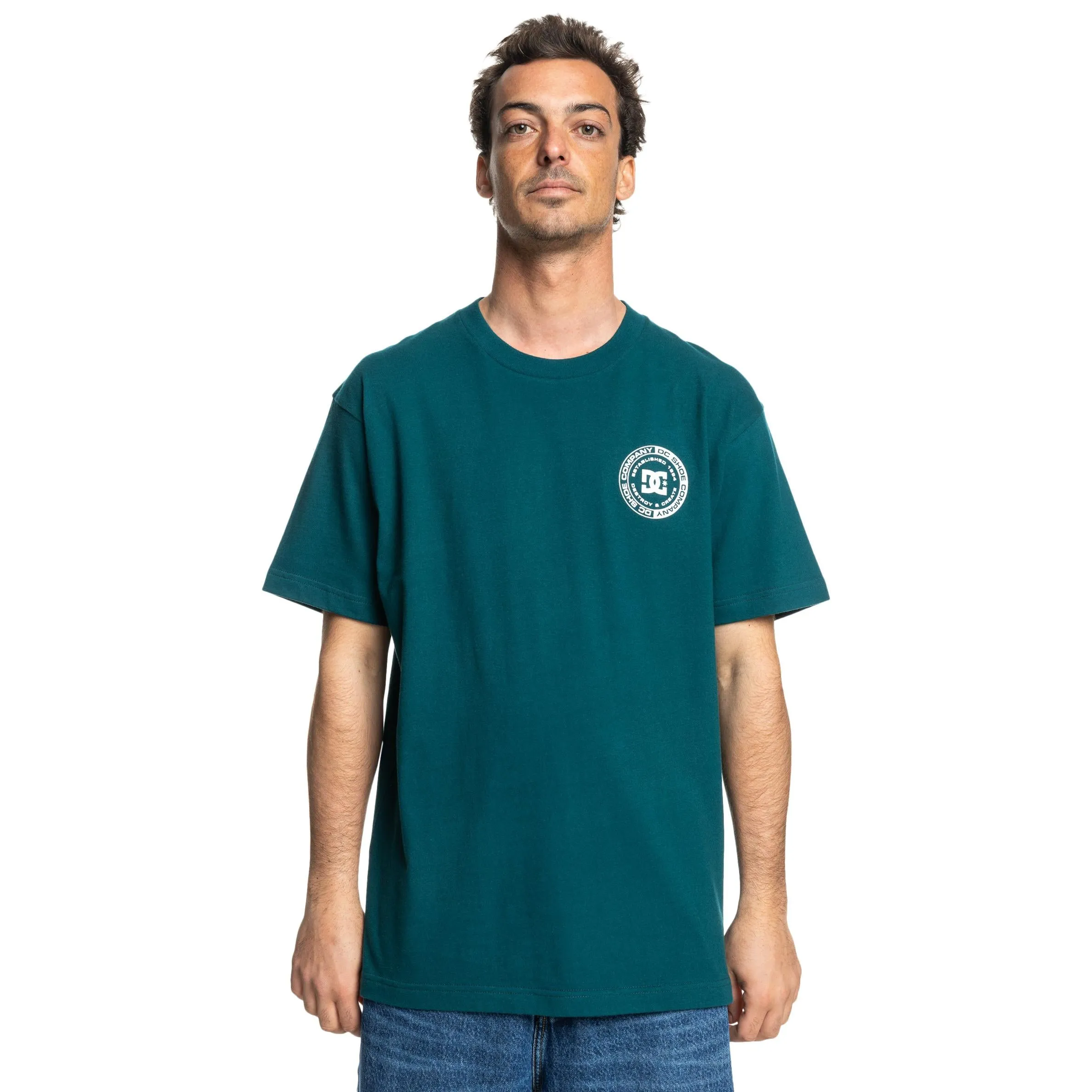 DC Shoes Mens Dc Corpo Short Sleeve T-Shirt HypoallergenicConstruction TearResistantWeave