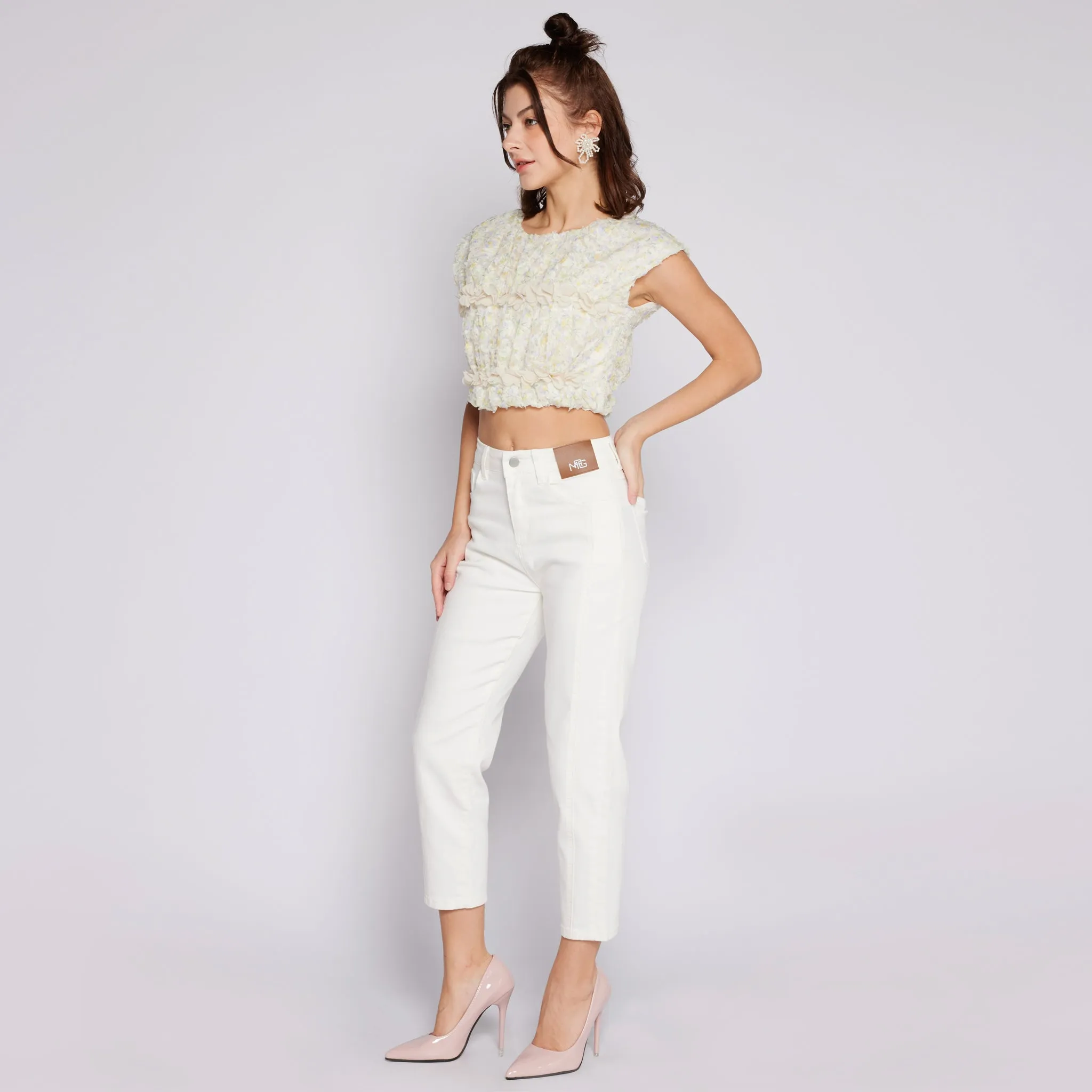 Skinny Jeans Smooth zipper closure