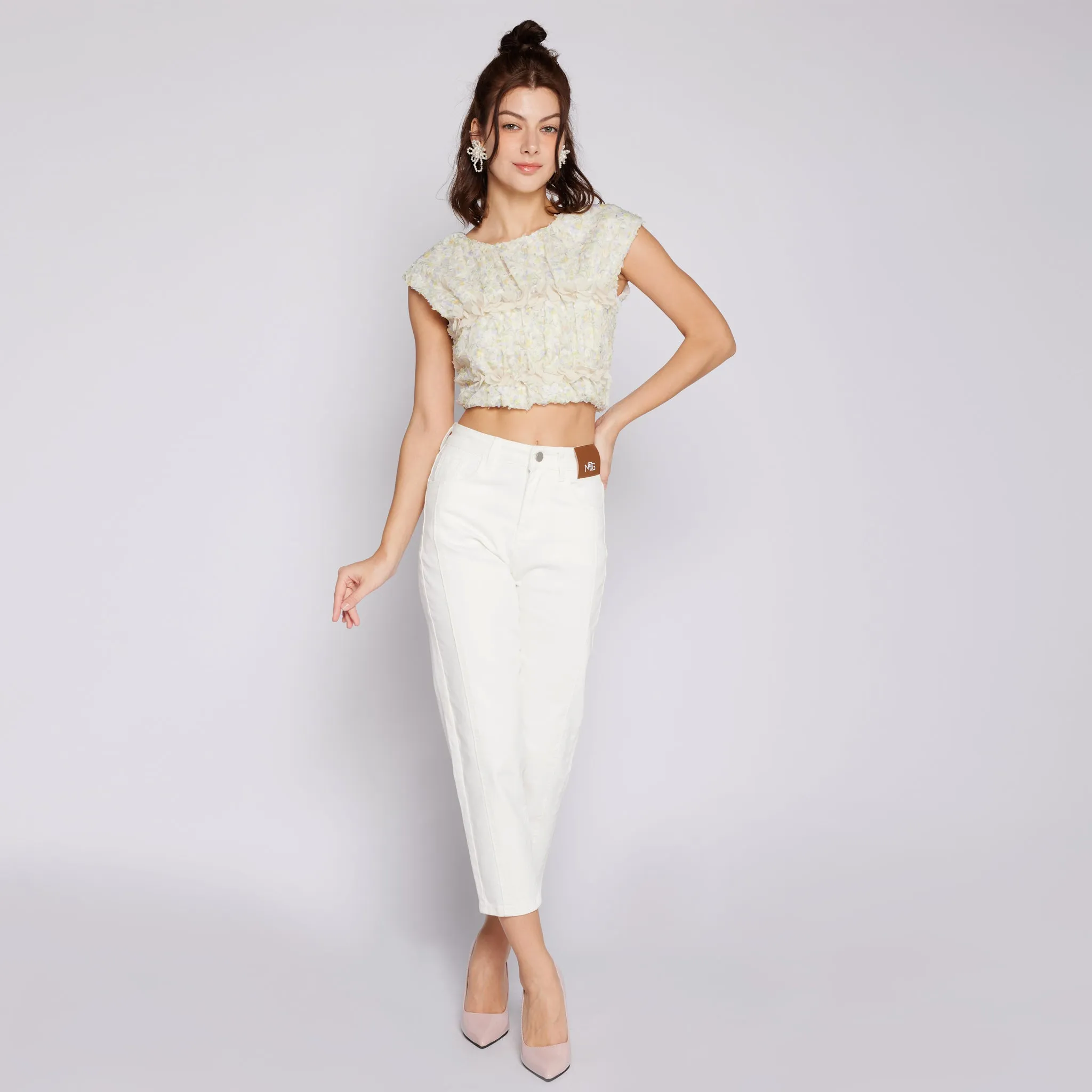 Teen Outfit Elegant City Life Style Skinny Jeans