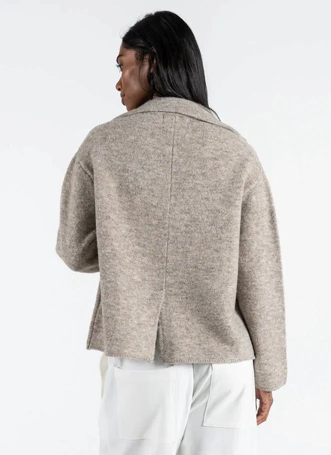 Crop Sweater Blazer Fade Resistant Dye