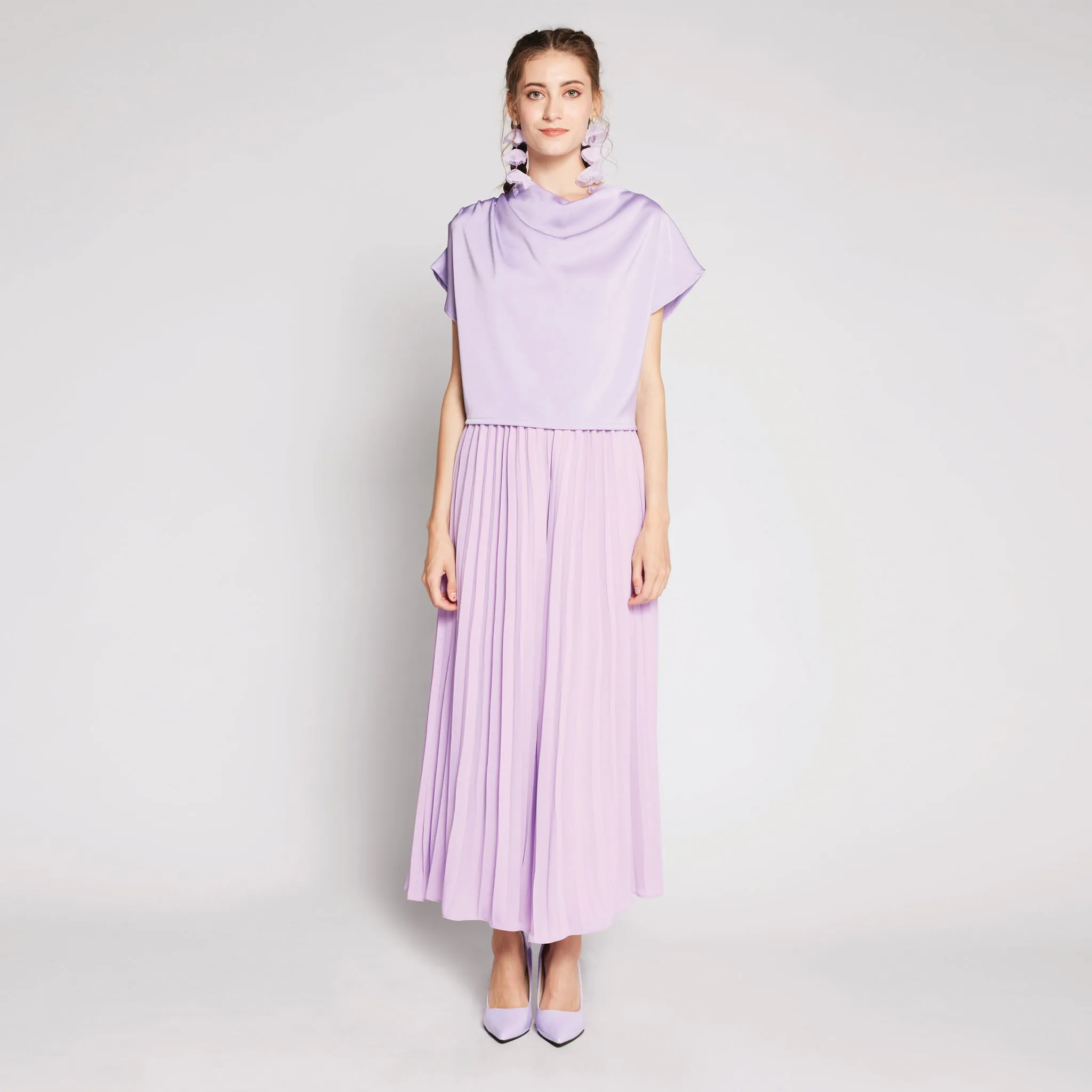 Chiffon Pleated Pants Travel Light