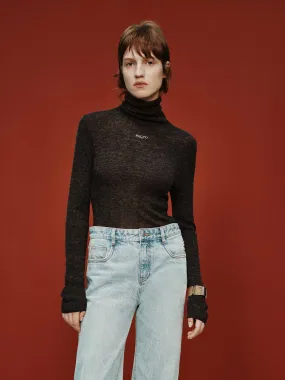 Alpaca Turtleneck Kint Top Everyday Cozy Cozy Everyday