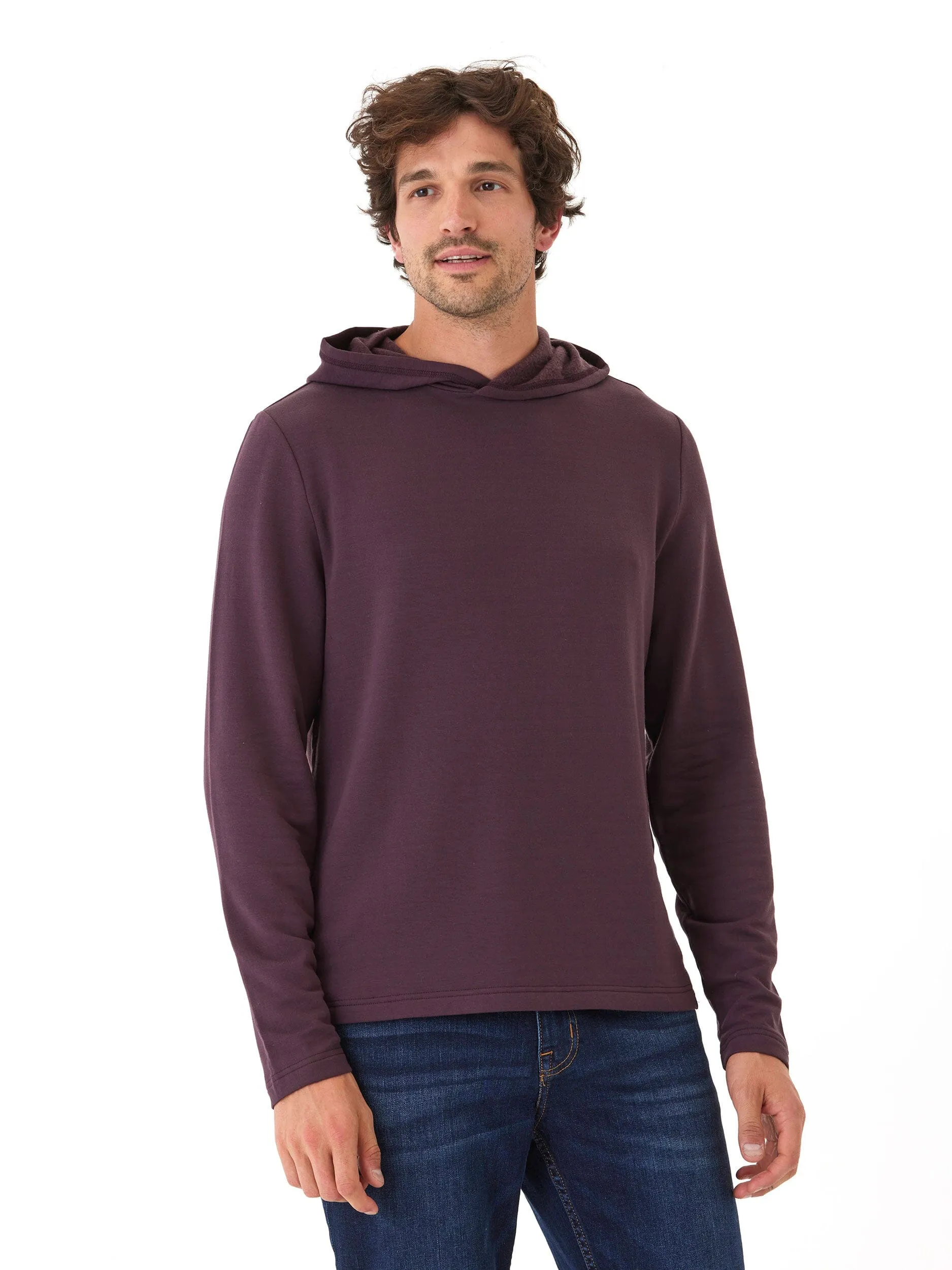 On The Go Warm Layers Dex Feather Fleece Pullover Hoodie