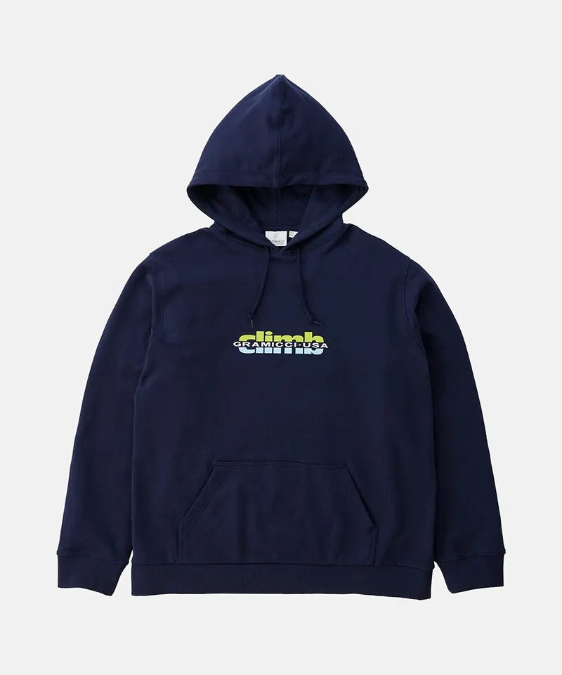 Breathable Fit Design City Scene Climb Hooded Sweatshirt
