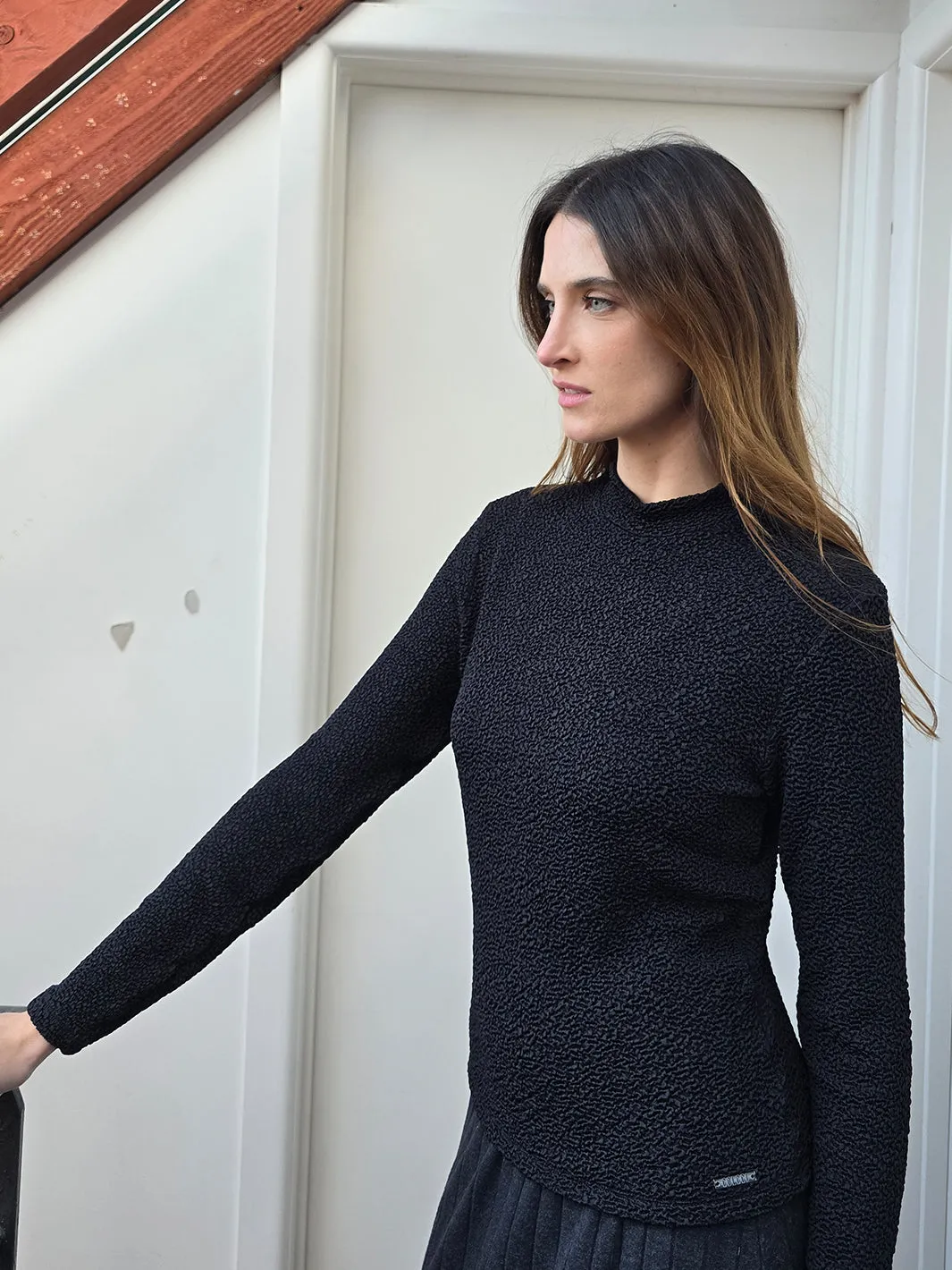 Practical Everyday Fit COLCCI TEXTURED BLOUSE