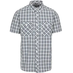 Trespass Mens Baileysbridge Checked Shirt Breathable Underarm Vents