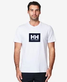 HH BOX T-SHIRT, White CompressionSupportWeave Sustainable Production Methods