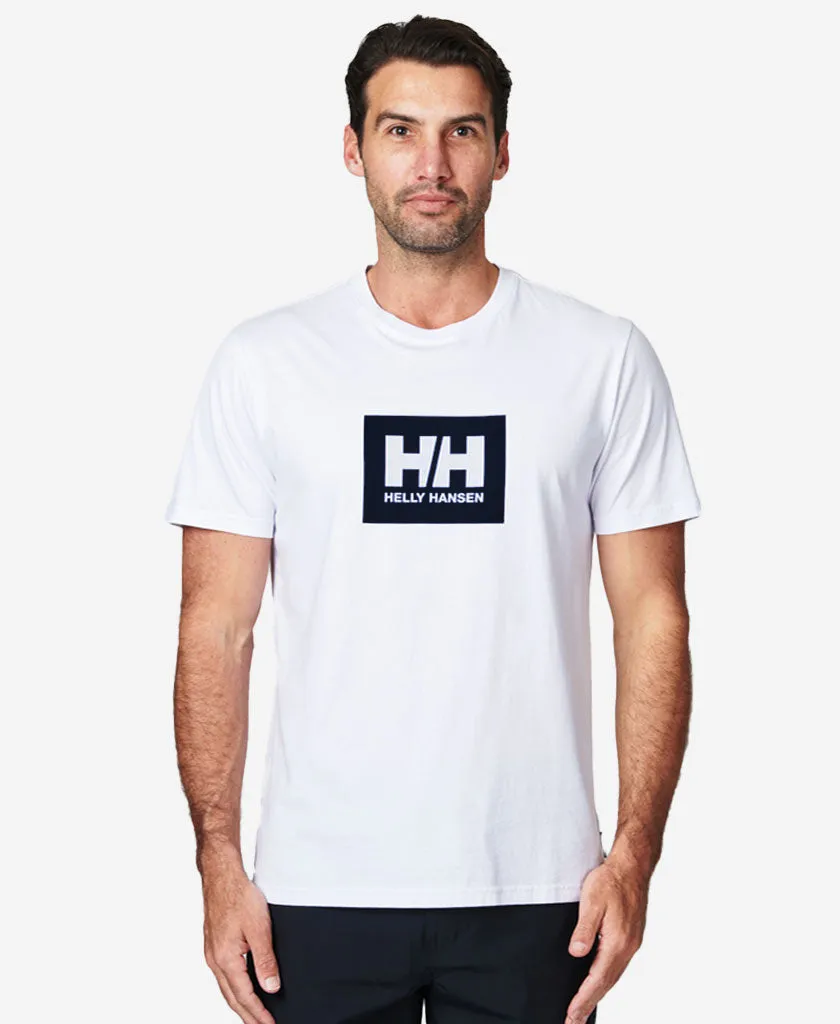 HH BOX T-SHIRT, White CompressionSupportWeave Sustainable Production Methods
