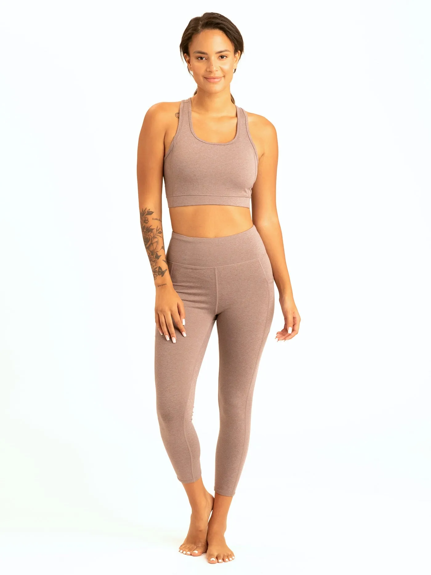 Monica High Rise Full Length Legging 26" Quick Dry For Kids