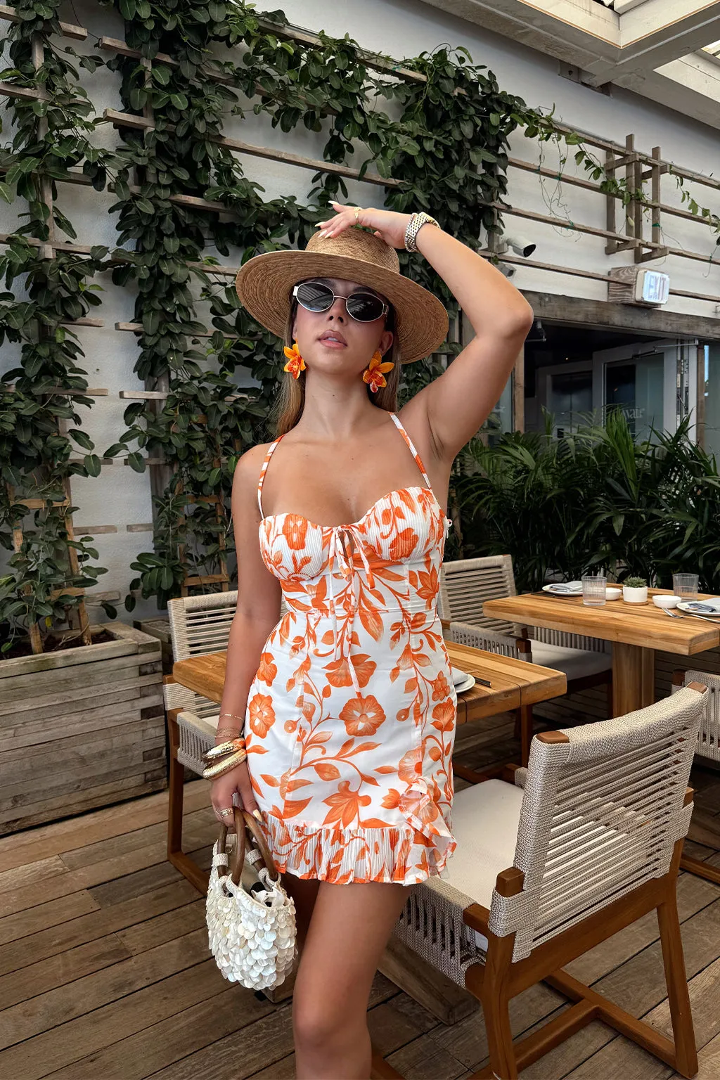 Dream Look Flattering Silhouette Belle Floral Mini Dress