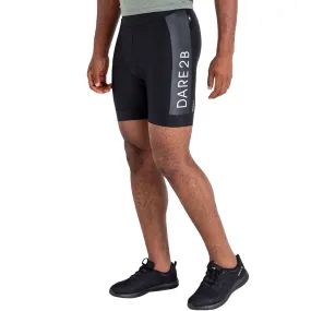 Dare 2b Mens Ecliptic II Reflective Quick Drying Cycling Shorts - Black Go Casual Sleek Cut
