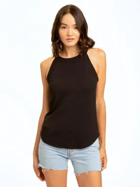 Maresia Feather Rib Tank Convertible Collar Antique
