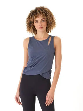 Worst Cynthia Luxe Jersey Wrap Tank