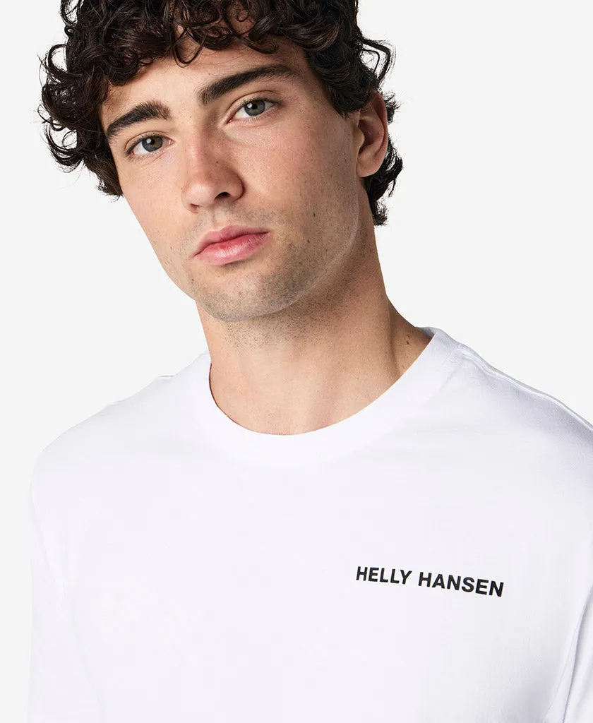 SCENIC T-SHIRT, White Tagless Neckline Airflow Ventilation Zones