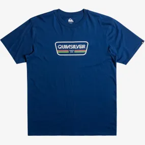 Quiksilver Mens Range Life Front Short Sleeve T-Shirt Textured Fabric Finish Anti Pilling Finish