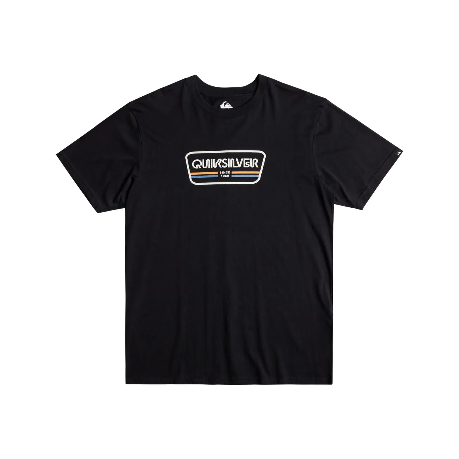 Quiksilver Mens Range Life Front Short Sleeve T-Shirt Hypoallergenic Textile