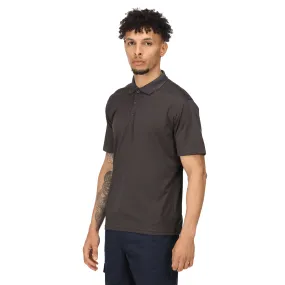 FourButton Placket Chill Vibe Regatta Professional Mens Pro Wicking Short Sleeve Polo Shirt