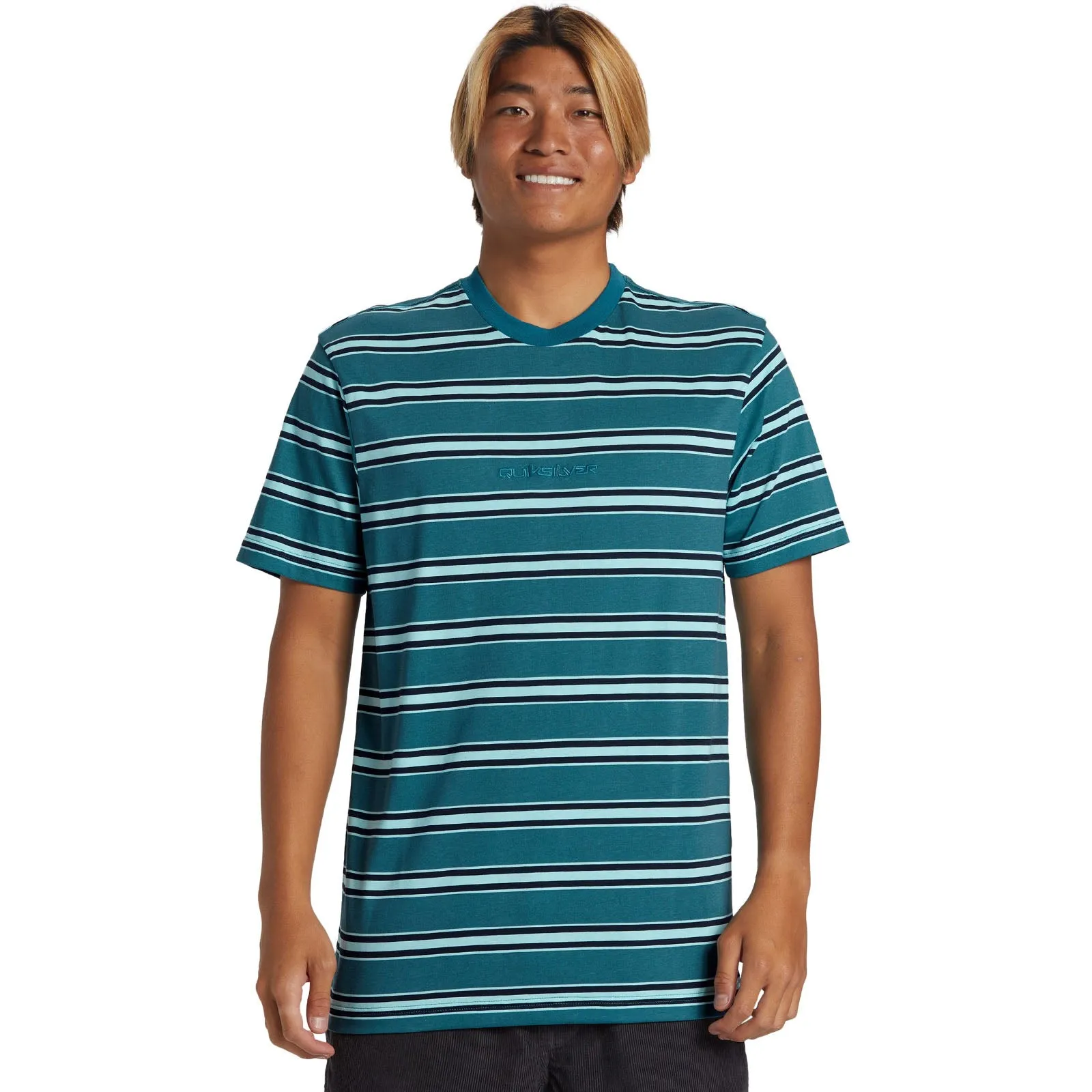 Soft Texture Quiksilver Mens Notice Crew Neck T-Shirt