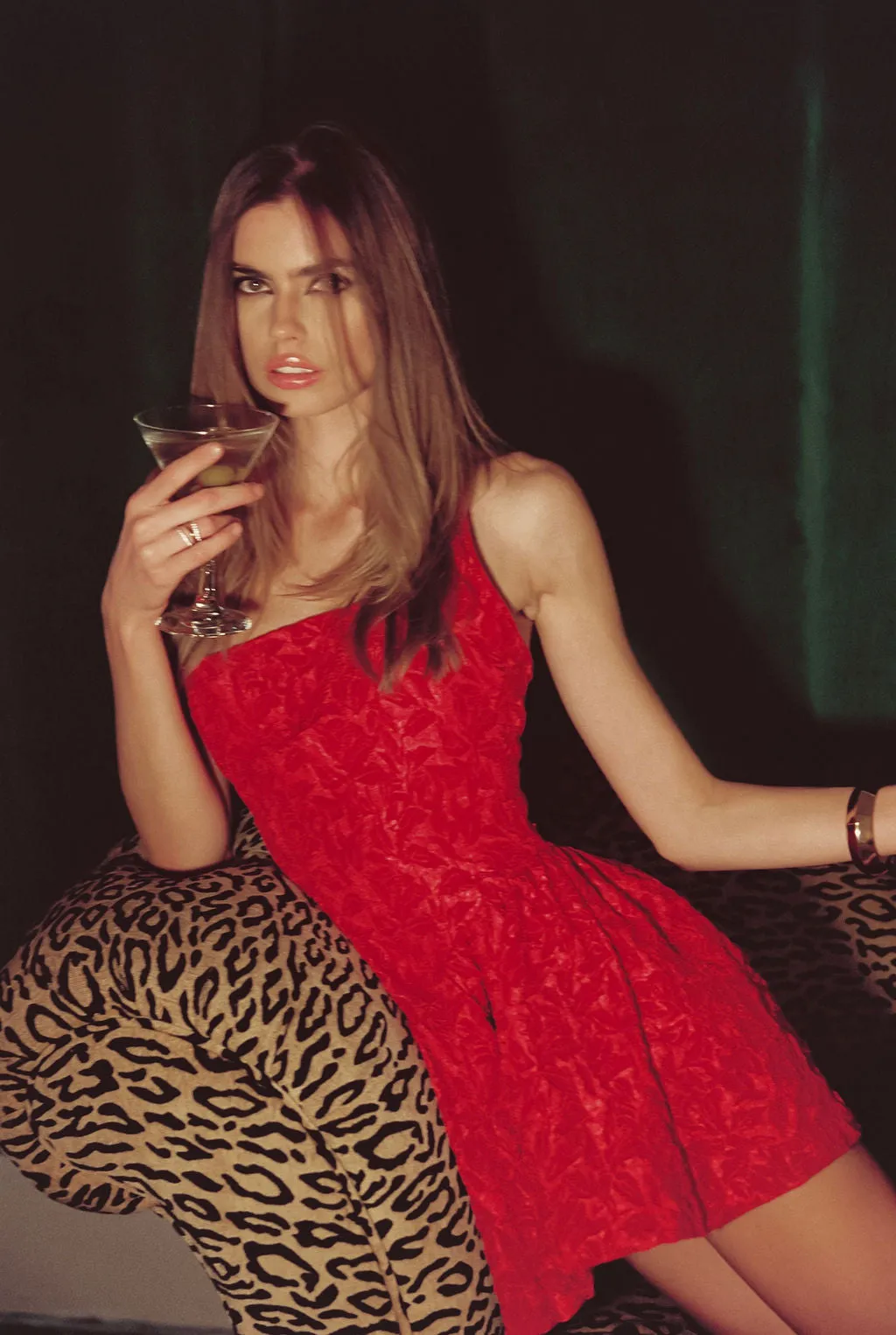 Timeless Look Chic and Cozy Scarlet Rouge Drop Waist Micro Mini Dress