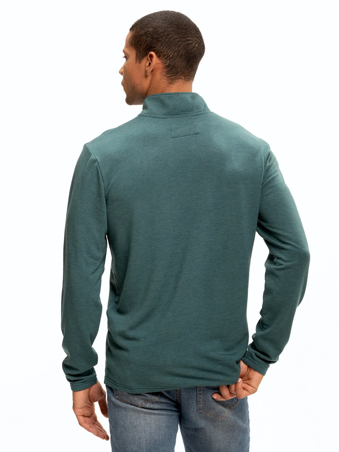 AdjustableDrawcordHem Thermal regulation Kace Feather Fleece Quarter Zip