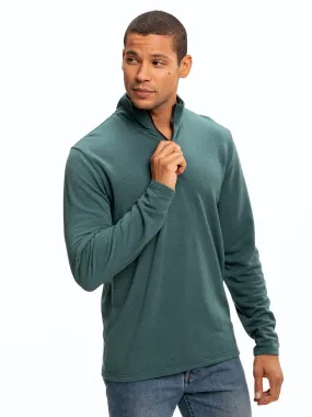 Long Length All Day Comfort Kace Feather Fleece Quarter Zip
