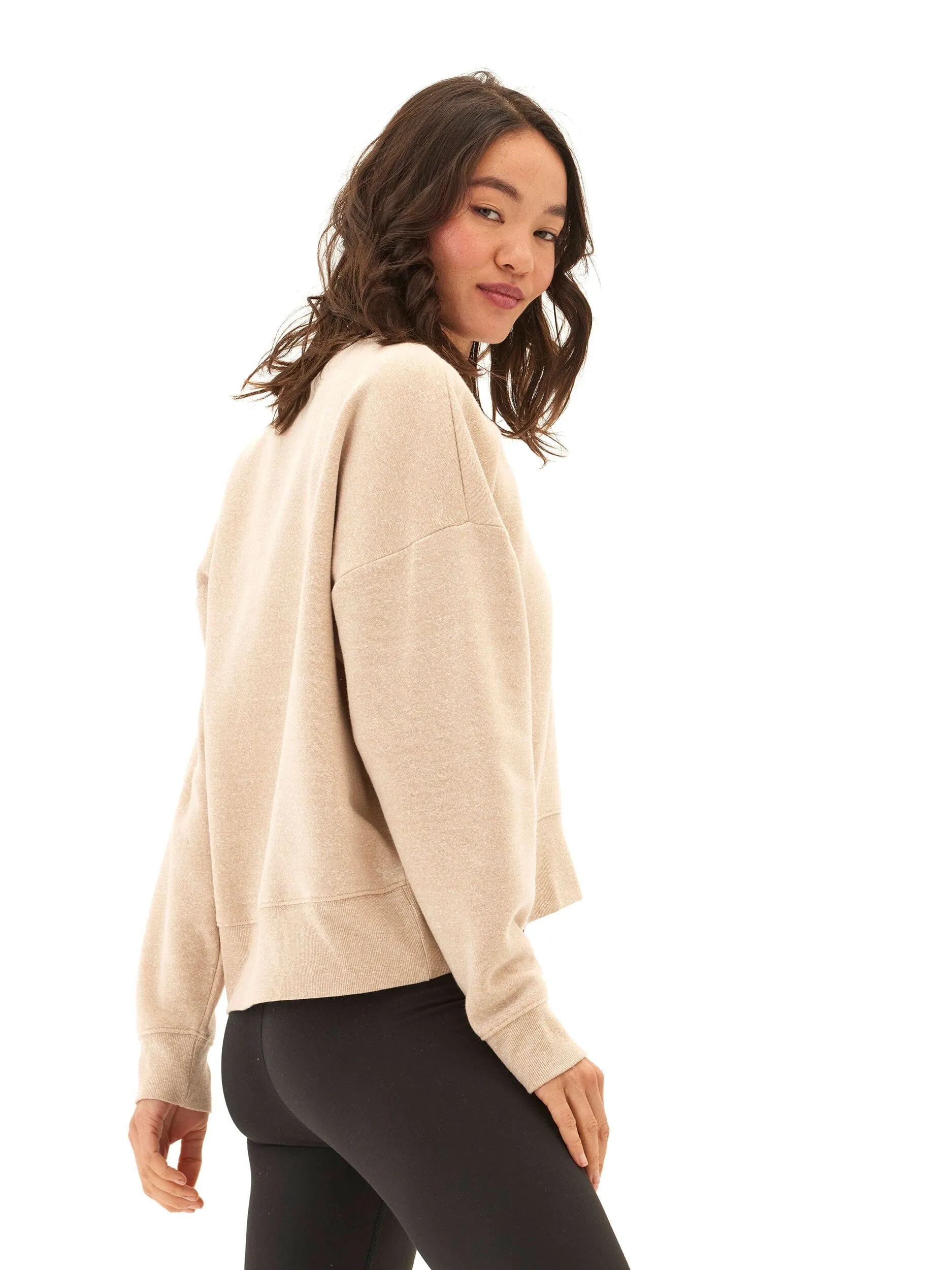 Naia Triblend Fleece Pullover Very Cold Camo Print