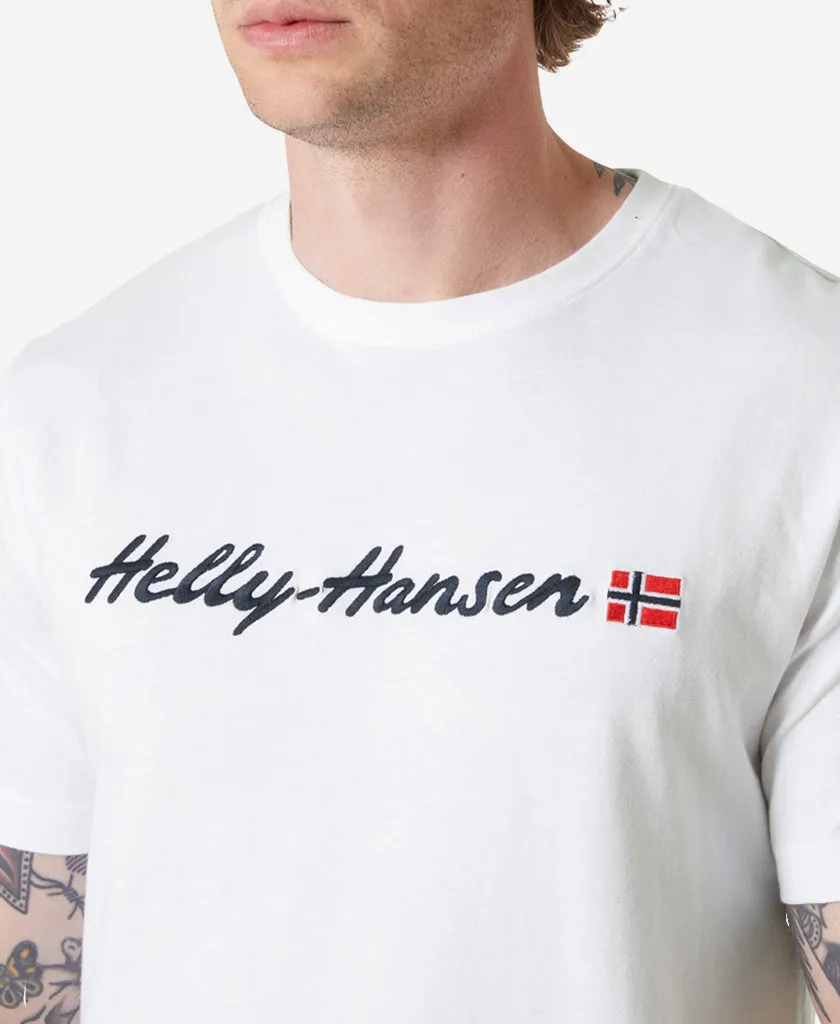 CORE GRAPHIC T 2.0, White Stretchable Knit