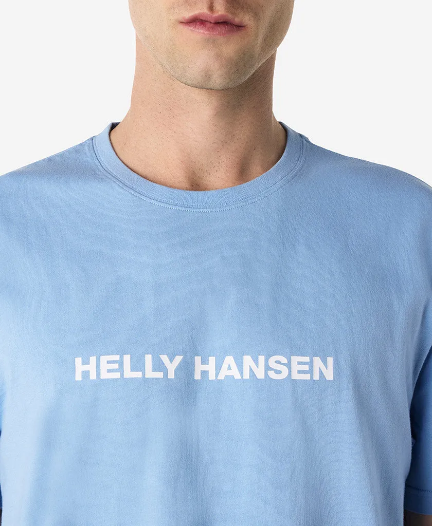 CORE T-SHIRT, Bright Blue Reinforced Neckline Detail Sporty Style