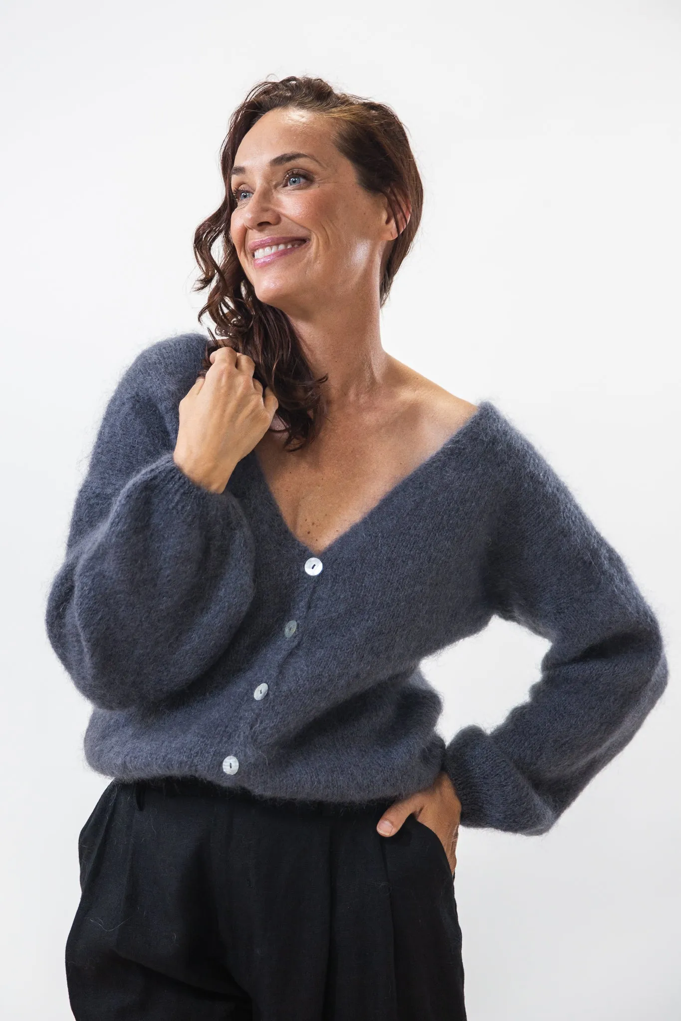 Cornelia Knit | Anthracite Grey Warm Layering