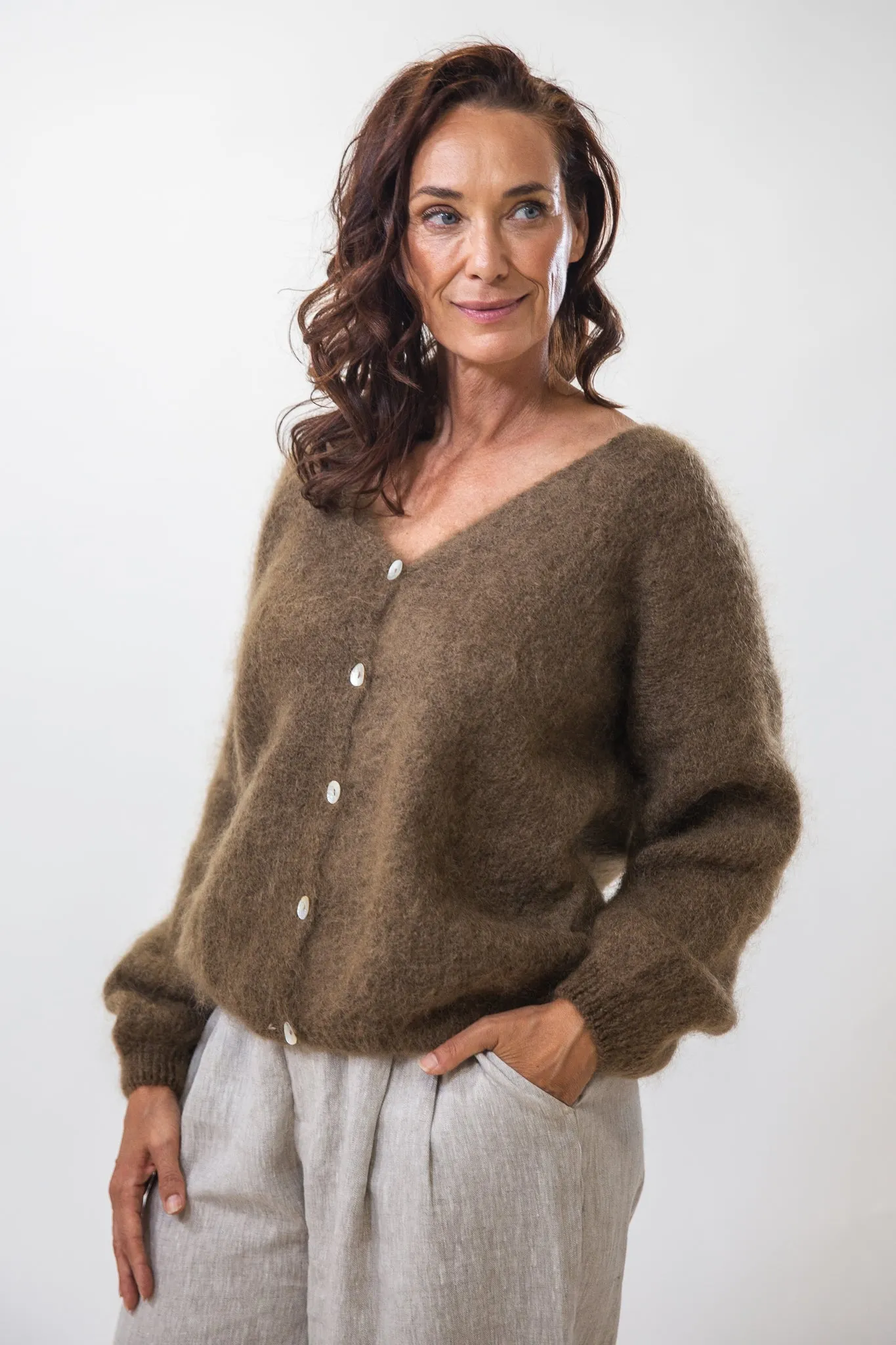 Cornelia Knit | Brown Warm Fit