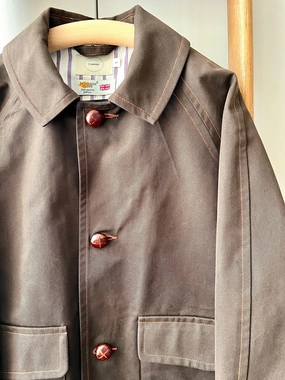 Cotton Twill Field Jacket / Brown Day To Night Outdoor Adventure