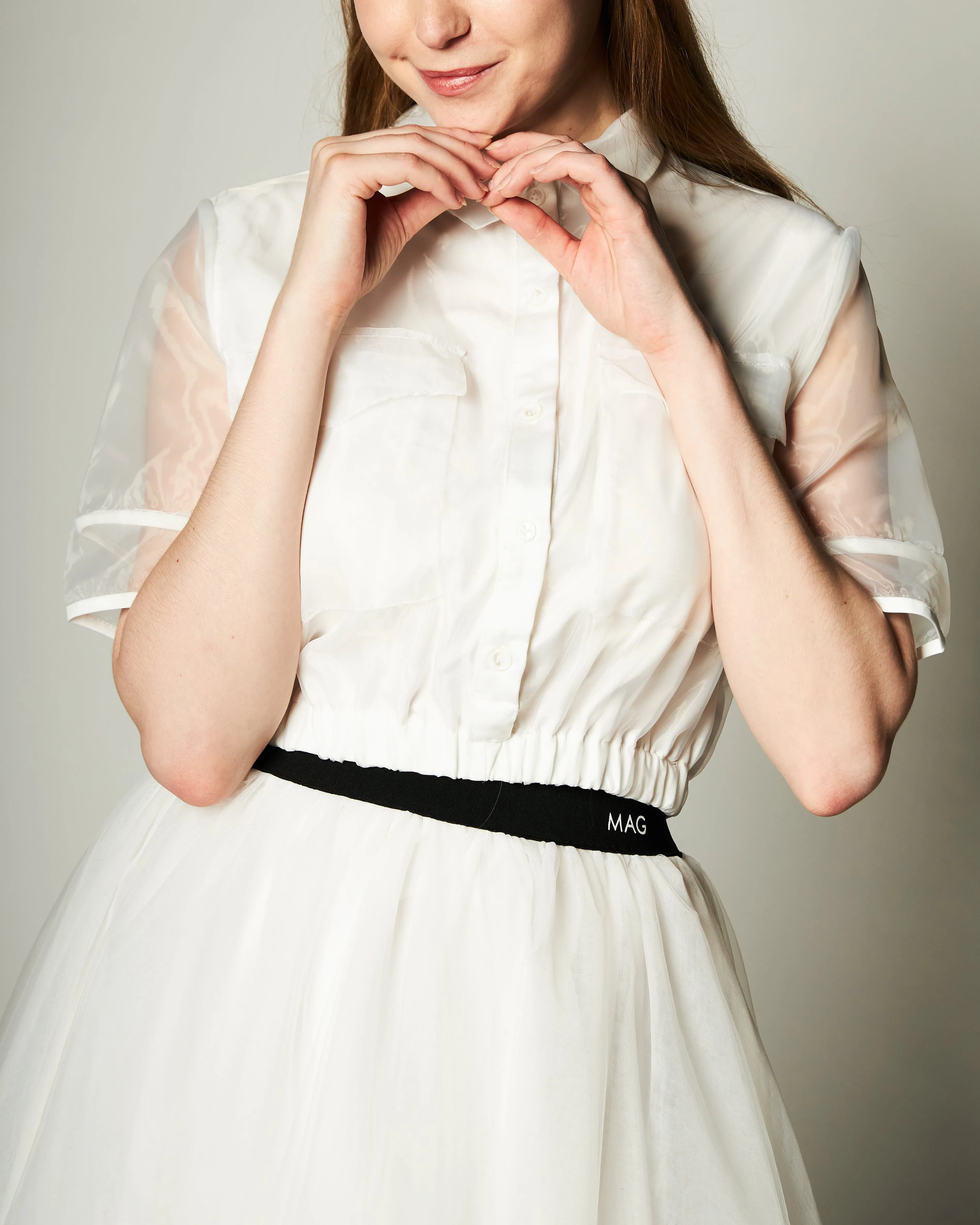 Tulle High Low Skirt Fashion Week Ready Formal Event