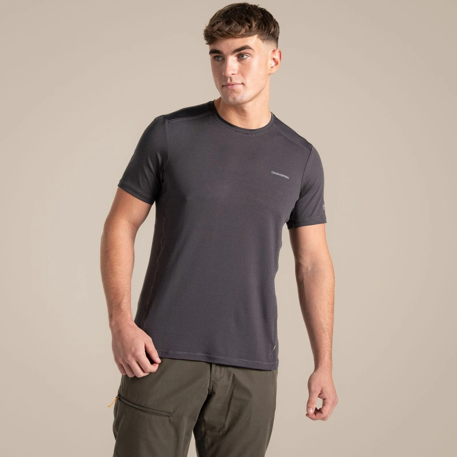 Professional Wear Non Slip Shoulder Seams Craghoppers Mens Charon Short Sleeve T-Shirt