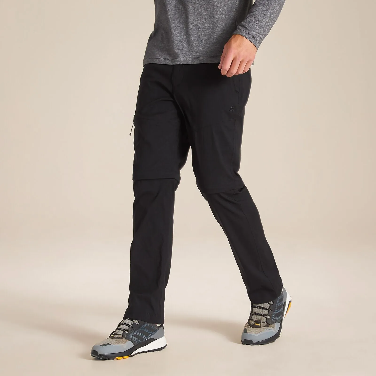 Light Stretch Comfort Focus Craghoppers Mens Kiwi Pro II Convertible Walking Trousers